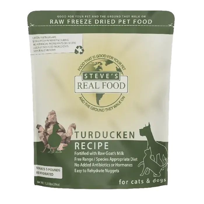 Steve's Real Food Nuggets Turducken FD 20oz
