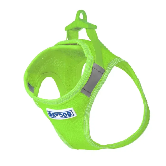BayDog Liberty Bay Harness Key Lime Large front view