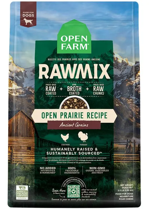 OF Dog RawMix Open Prairie (Ckn/Trky) Anc Grain 20#