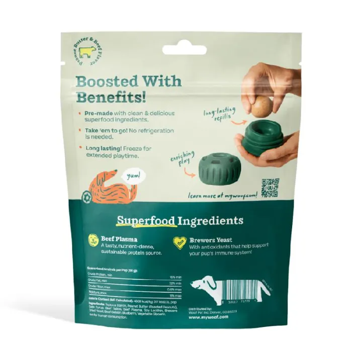 Woof Dog Treat Refill Pupsicle Pops Bf 12-oz XL