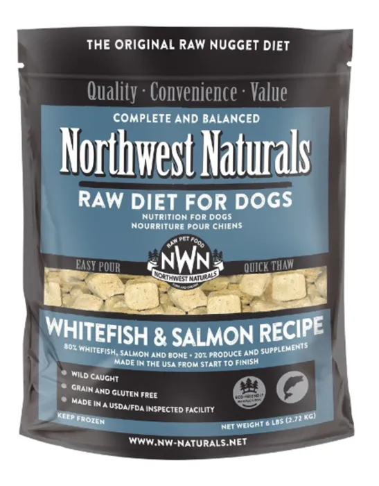 Nw Naturals Whitefish Salmon Nuggets 6-lb