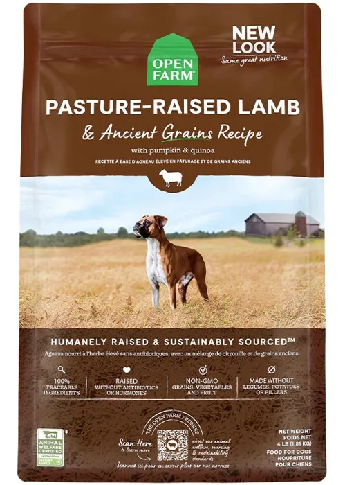 Open Farm Dog Dry Lamb Ancient Grain 22#