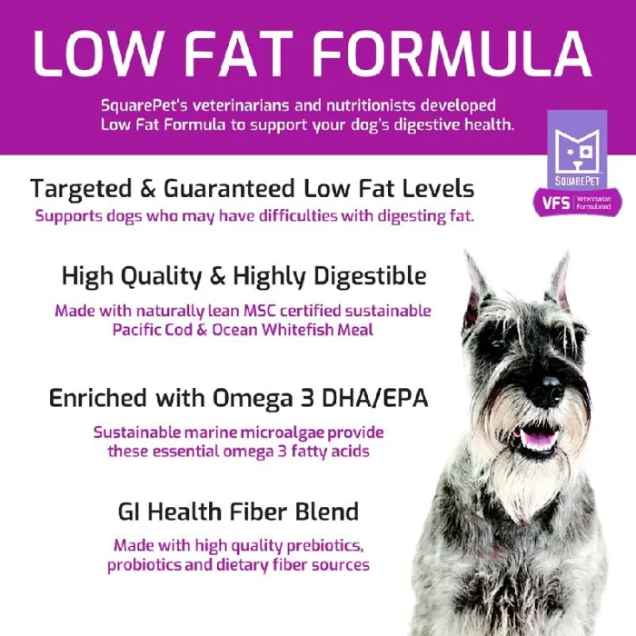 SquarePet Vet ted Low Fat 22#