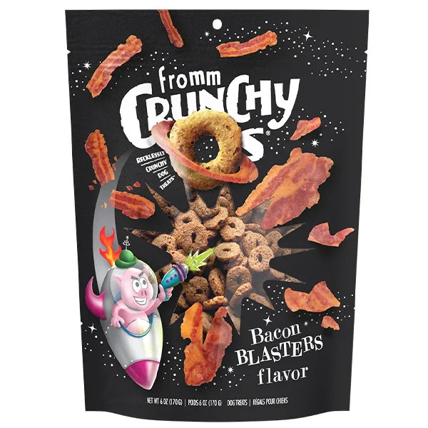 Fromm Treat Crunchy O Bacon Blasters 6-oz
