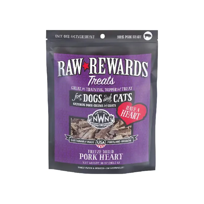 Northwest Naturals Freeze-dried Pork Heart Trt 3-oz