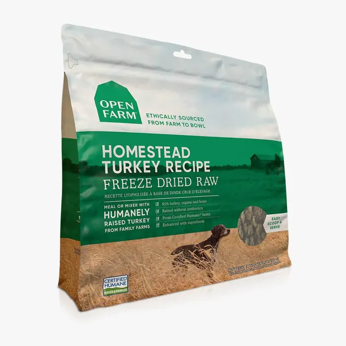 Homestead Turkey Recipe Fd Raw Dog Food 13.5-oz
