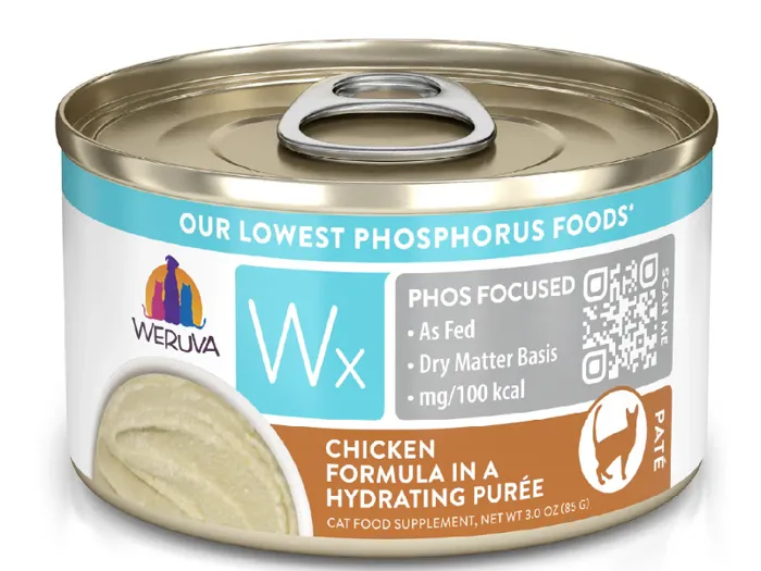 Weruva Cat Wx Phos Focused Chicken Puree 3oz