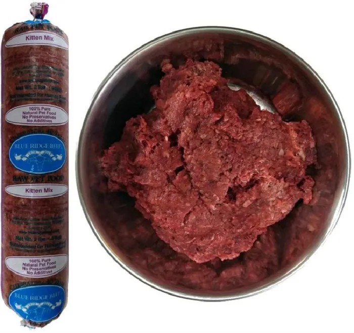 Blue Ridge Beef Kitten Raw Frzn Mix 2 Lb
