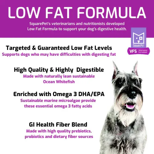 SquarePet Vet ted Low Fat 22#
