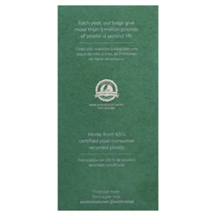 Earth Rated lavender poop bags 120-count back panel