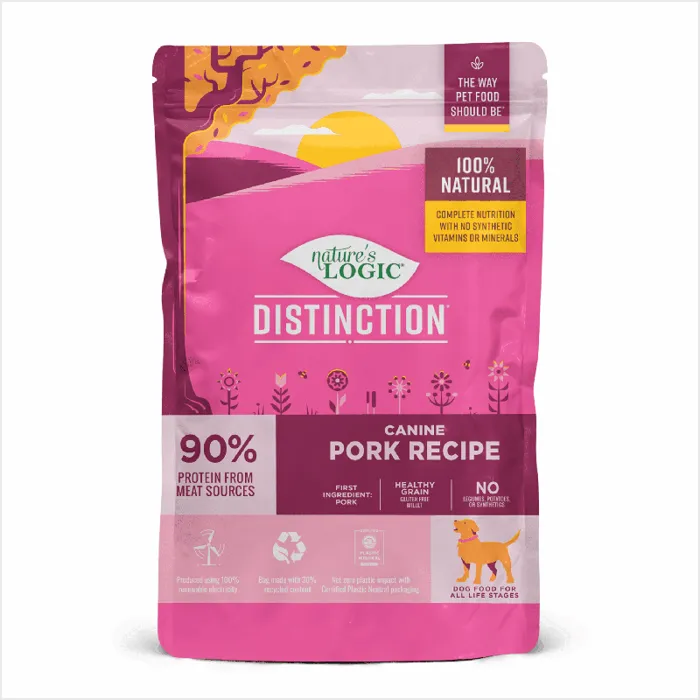 Nature's Logic Dog Distinction Dry Pork 4.4-lb