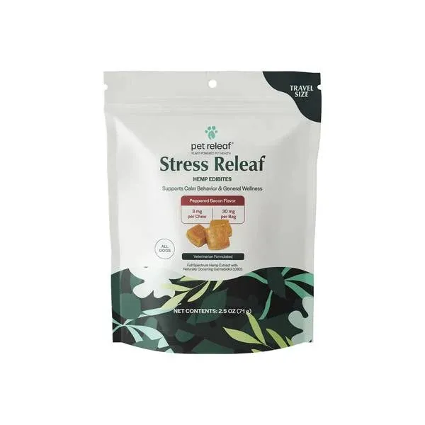 Pet Releaf Stress Releaf Peppered Bacon Travel Size 3-oz