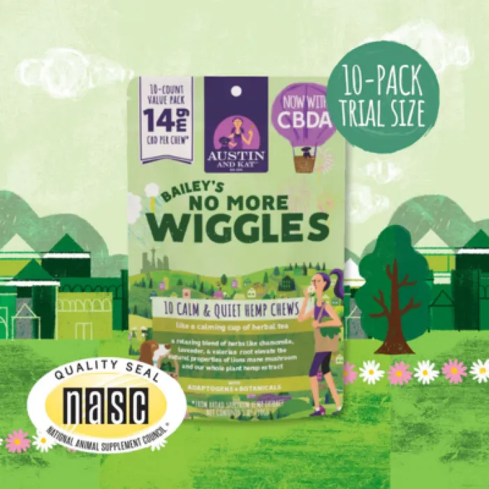 Austin & Kat No Wiggle Chews 14mg 10pk