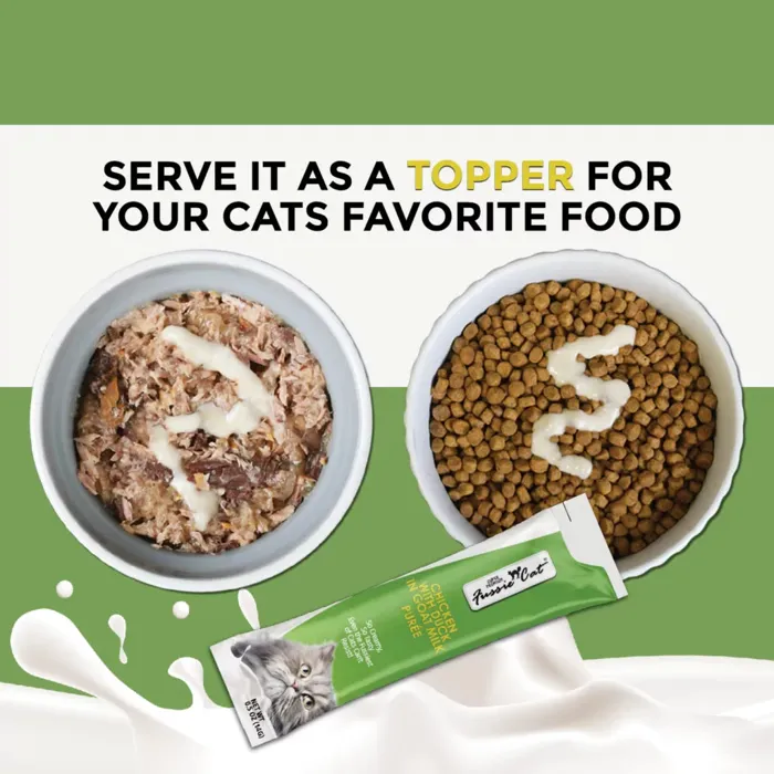 Fussie Cat Goat Milk Puree Ckn/Duck 4pk