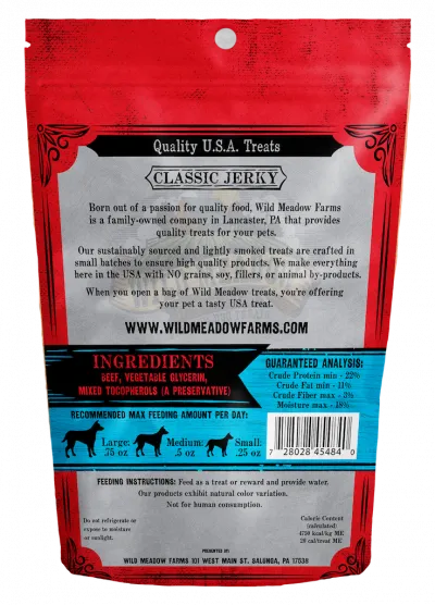 Wild Meadow Classic Beef Bites 4-oz