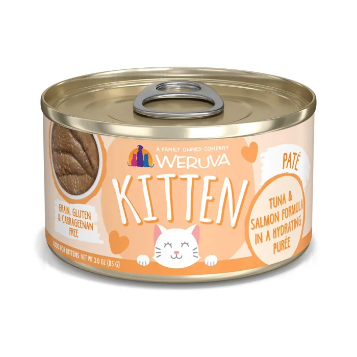 Weruva KITTEN Tuna & Slmn Puree 3-oz