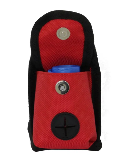 Baydog Frisco red treat pouch waste bag dispenser
