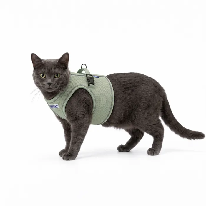 BayCat Coastal Fern Large harness side profile