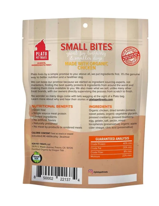 Plato Orgnc Ckn Small Bites 6-oz