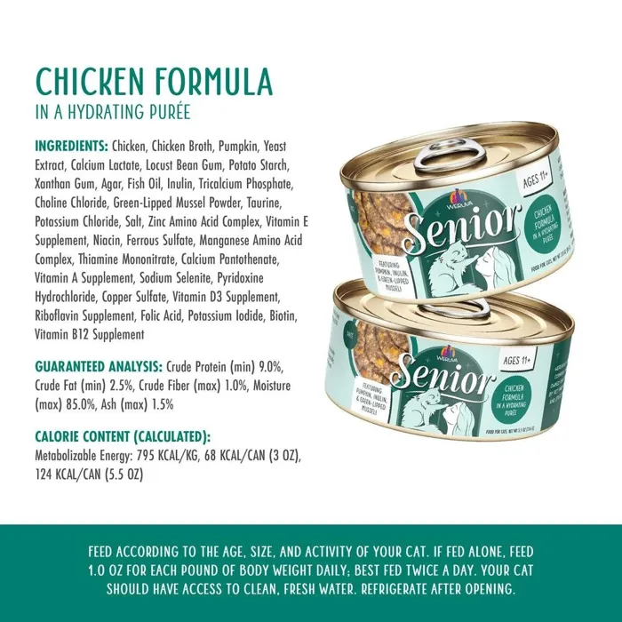Weruva Cat Senior Chicken Tuna Gravy 5.5oz