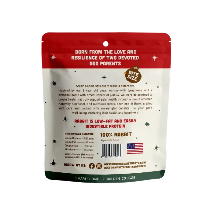 Smart Cookie Cat Rabbit Jerky Treats 2oz