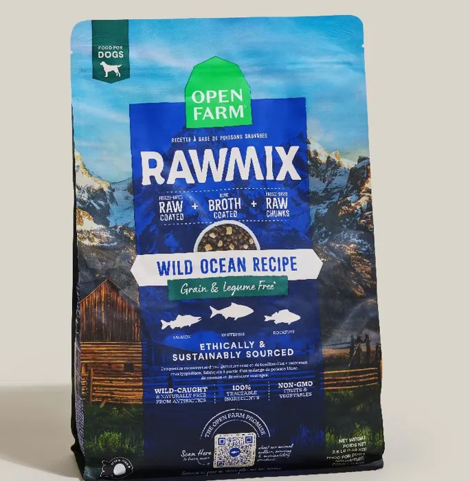 Open Farm Dog RawMix Wild Ocean (Slmn/Whitefish/Rockfish) GF 3.5#