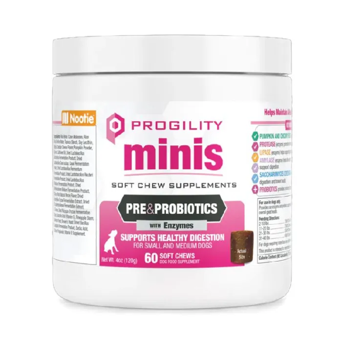 Progility Dog Mini Digestive Support Small Medium Breed Chews