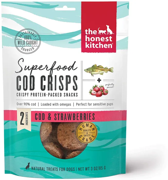 Honest Kitchen Dog Superfood Cod Strawberry 3oz