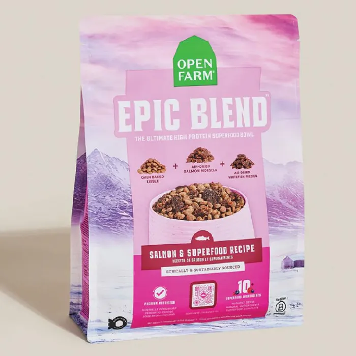 Open Farm Dog Dry Epic Blend Salmon Superfood 18#