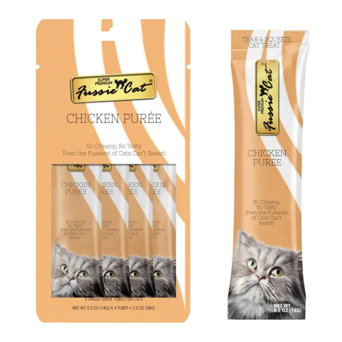 Fussie Cat Puree Ckn 4pk