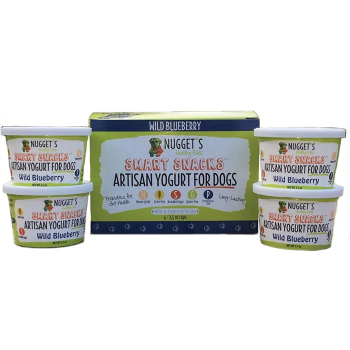 Nugget's Healthy Eats Dog Frozen Yogurt Blueberry 4-pk