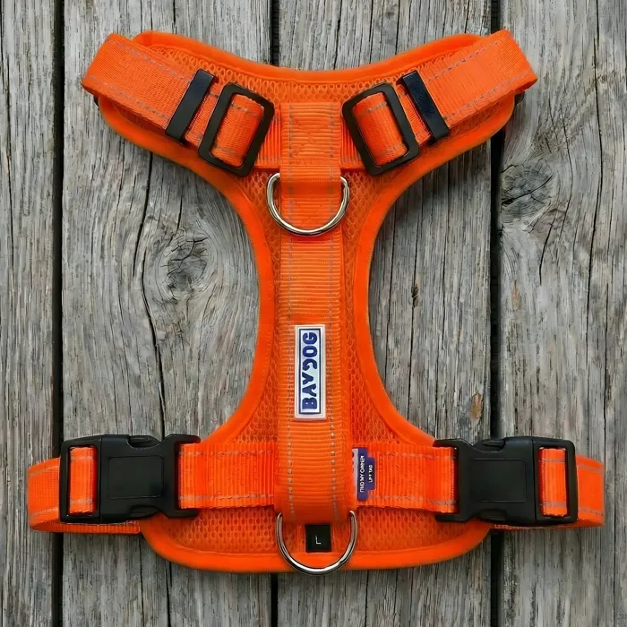 BAYDOG Chesapeake Bay Dog Harness blaze orange large underside