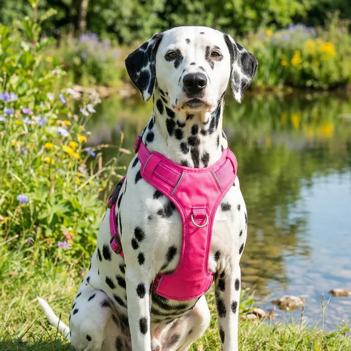 Bay Dog Chesapeake Harness Sunset Pink lifestyle