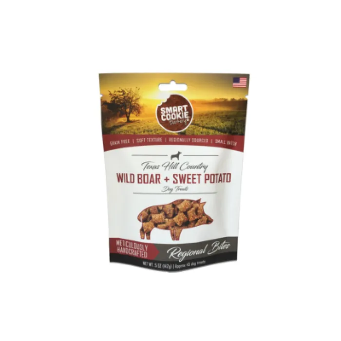 Smart Cookie Barkery Wild Boar & Swt Pot Treat 5-oz