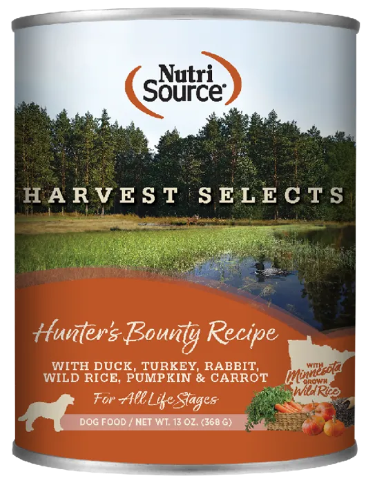 Nutrisource Dog Harvest Selects Northern Feast Can 12.3oz 12/cs