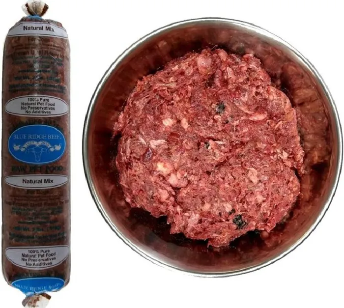 Blue Ridge Beef Dog Raw Frzn Natural Mix Roll 2-lb