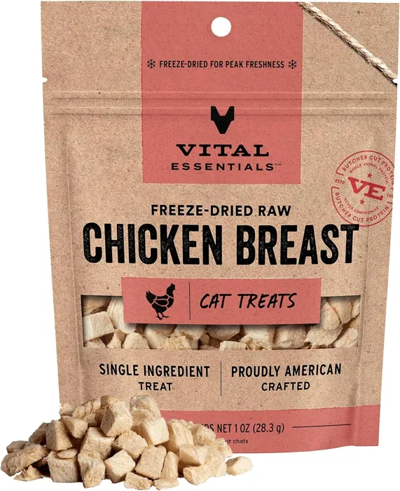 VE Cat Treat Ckn Breast FD 1-oz