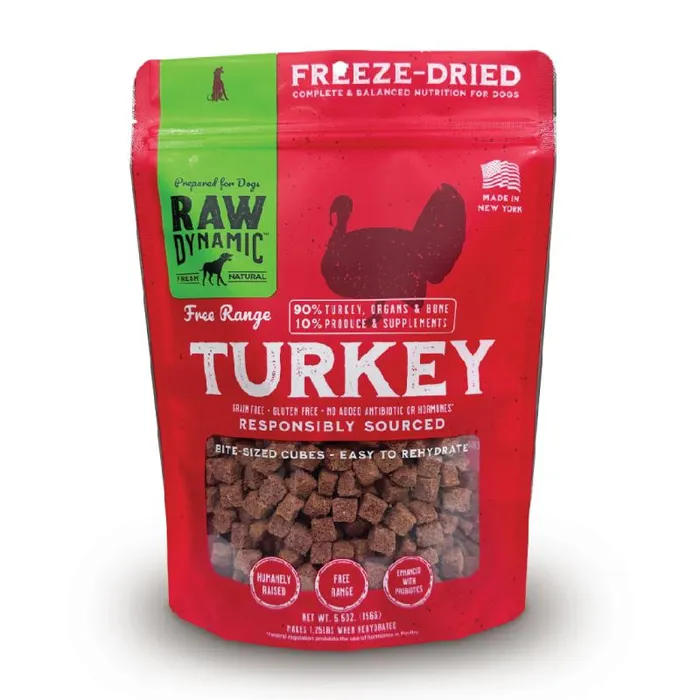 Raw Dynamic Dog Trky FD 5.5-oz