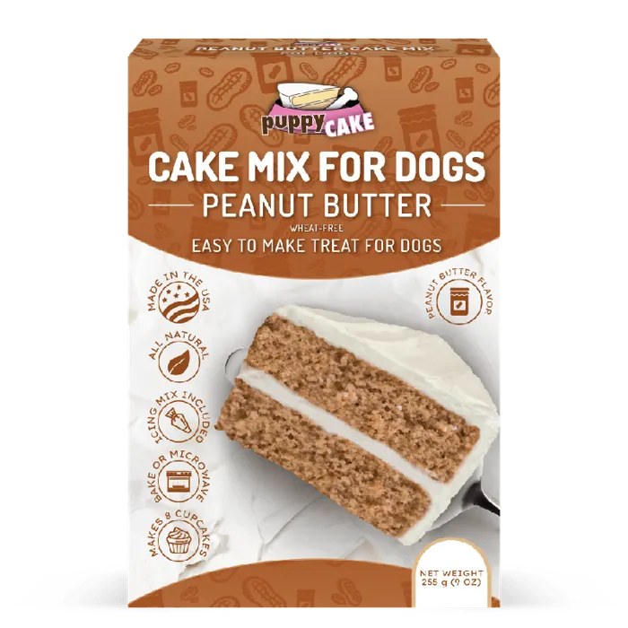 Puppy Cake Mix Peanut Butter