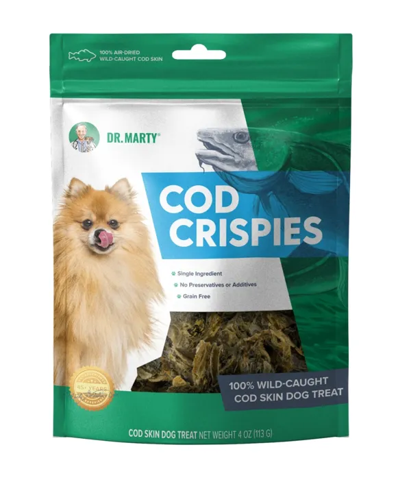 Dr Marty Treats Cod Crispies 4-oz