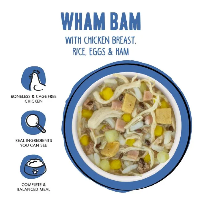 Weruva Dog Bff Wham Bam Chicken & Ham Cup 2.75 Oz