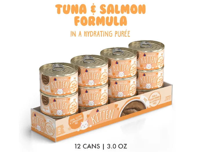 Weruva KITTEN Tuna & Slmn Puree 3-oz