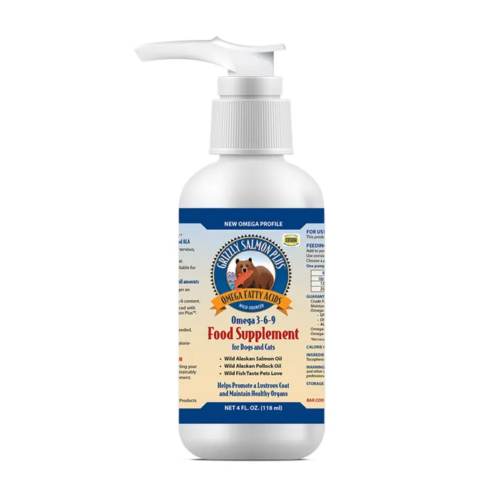 Grizzly Salmon Plus For Dogs & Cats 4oz
