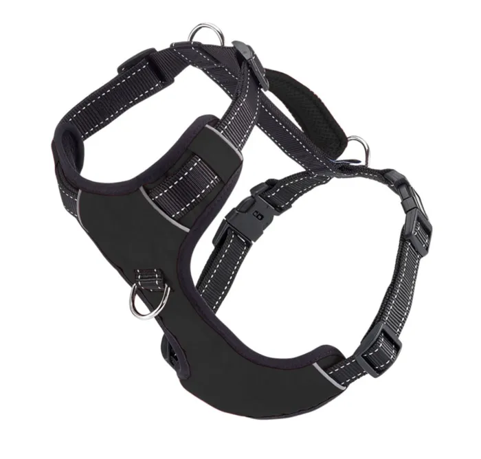 Bay Dog Chesapeake harness covert black three-quarter view