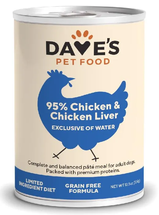 Dave’s 95% Premium Ckn & Lvr 12.5-oz
