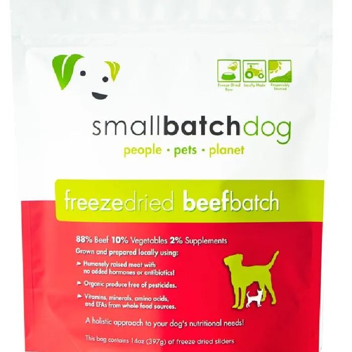 Smallbatch Dog Beef Sliders Fd 25oz 4=cs