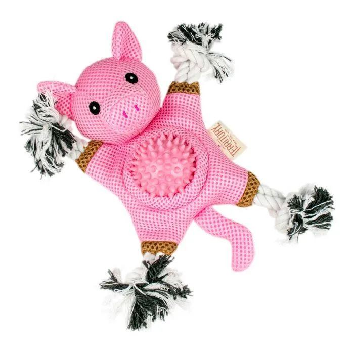 Tall Tails Toy Territory 2in1 Farm Friend Pig 10"