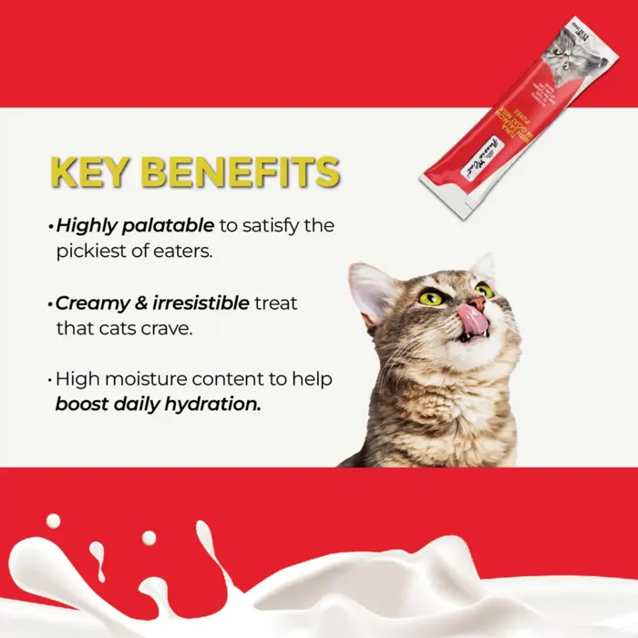 Fussie Cat Goat Milk Puree Tuna w/Slmn 4pk