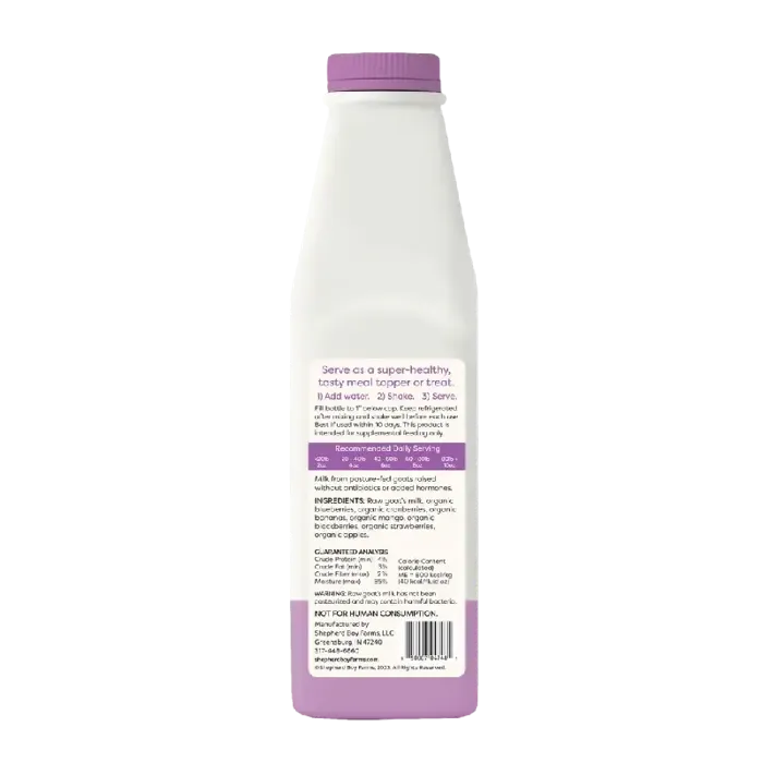 Shepherd Boy Farms Fd Raw Goats Milk Fruit Blend 1-oz