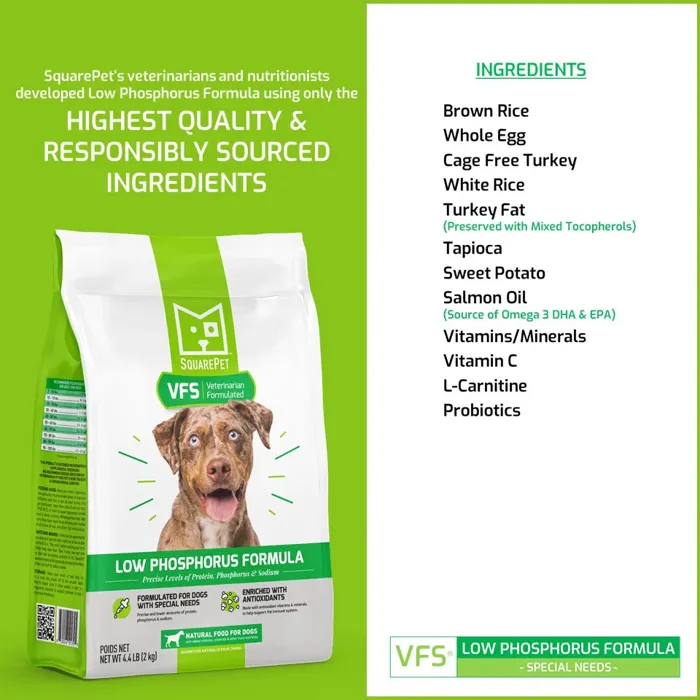 SquarePet Vet ted Low Phosphorus 4.4#